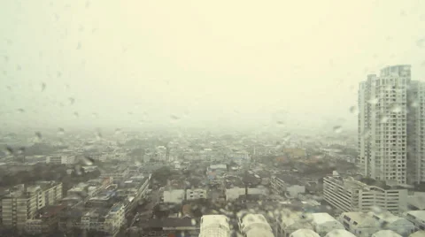 Rainy Day - Timelapse Stock Footage 39691307
