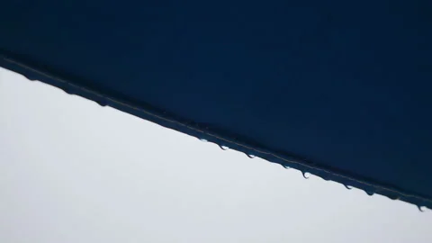 Rainy day on the vacations in 4k slow motion Stock Footage 88855257