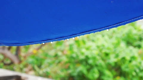Rainy day on the vacations in 4k slow motion Stock Footage 88858526