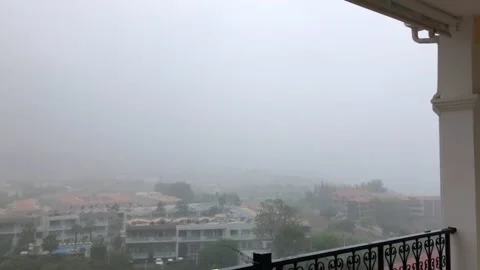 Rainy Day On Zakynthos, Greece Stock Footage 135675727