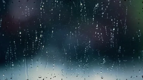 rainy days, rain drops on the window and... | Stock Video | Pond5