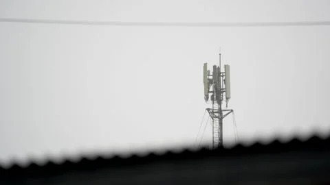 Rainy on electric pole and sky background Vídeos de archivo 162458293