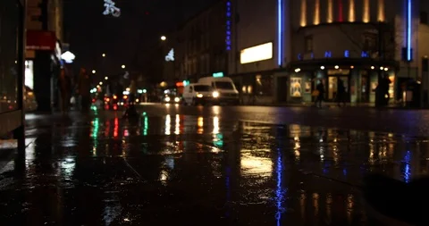 Rainy evening in London Video stock 99558644