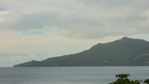 Rainy Evening on Seychelles Video stock 163825844