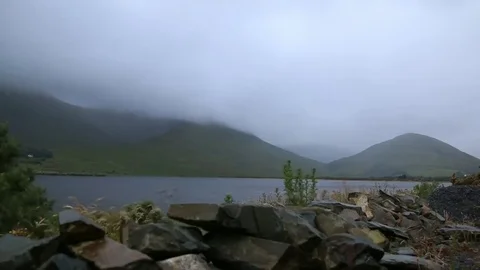 Rainy Mountain Timelapse Stock Footage 77511600