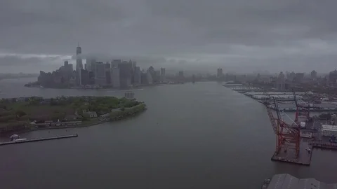 Rainy New York Stock Footage 75640523