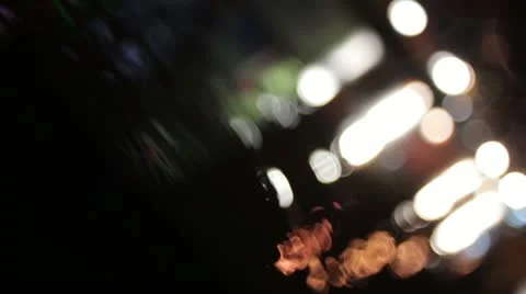Rainy night _1 Video stock 17375147