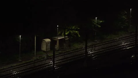 Rainy night in Australia Stock Footage 195066137