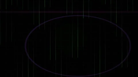 Rainy Night Background with Oval Shape. Stock Footage 336255470