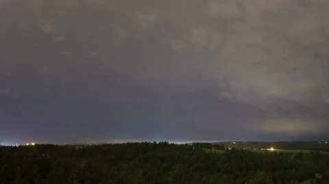 Rainy Night Stock Footage 54746582