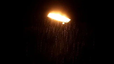 Rainy night Stock Footage 78709839