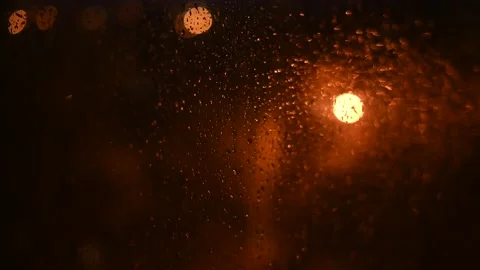 Rainy night Stock Footage 177592885