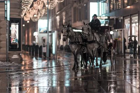 Rainy night Stock Photos