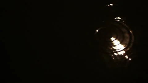 Rainy night (pond) Stock Footage 17388749