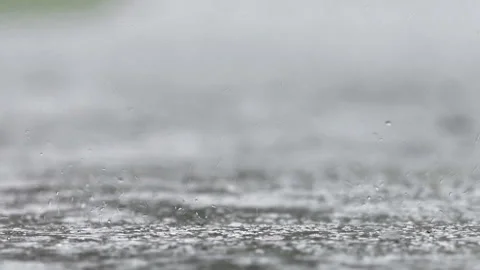 Rainy Pavement Stock Footage 157243046