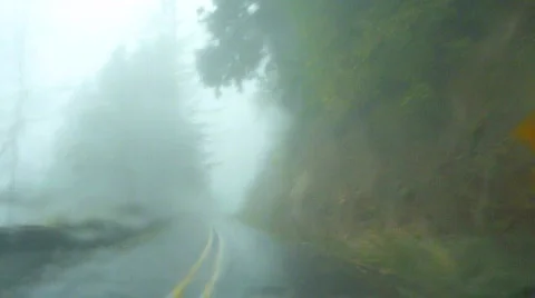 Rainy Road 1 Stock Footage 874589