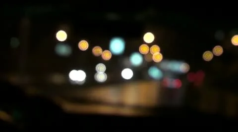 Rainy Road Stock Footage 8991126