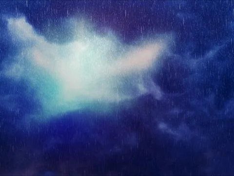 Rainy Scene and Light Bursting Иллюстрация