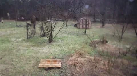 Rainy on screen Stock Footage 10713790