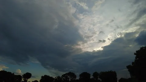 Rainy Season Cloud Dance Stock Footage 259398553