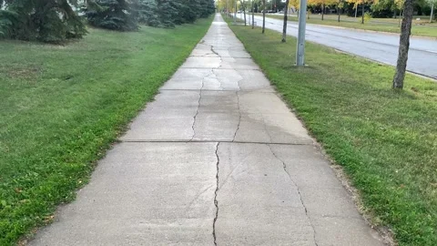 Rainy Sidewalk Stock-Footage 161258261
