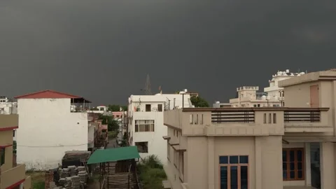 Rainy Skies and Rolling Clouds Stock Footage 315285768