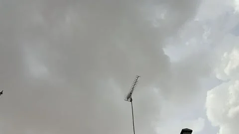 Rainy sky in saudi Arabia Stock Footage 202200908