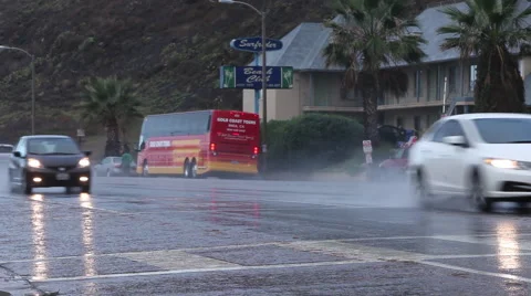 Rainy street Stock Footage 46463130