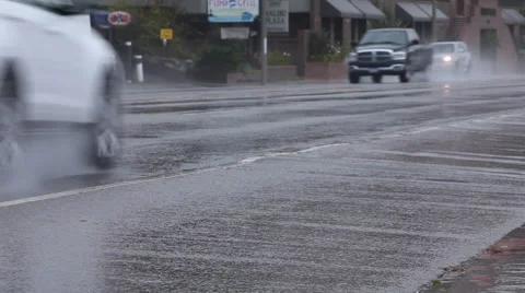 Rainy street Stock Footage 46463149