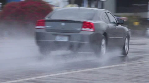 Rainy street Stock Footage 46463234