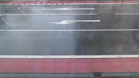 Rainy street Stock Footage 131010694