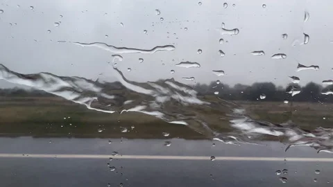 Rainy takeoff in Ibiza Stock Footage 195811871
