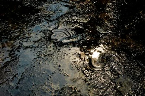 Rainy water Stock Photos