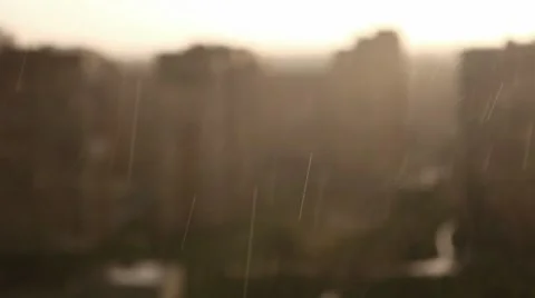 Rainy weather Stock Footage 8578977