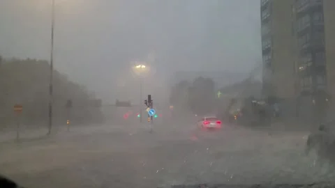 Rainy weather Stock Footage 203950641