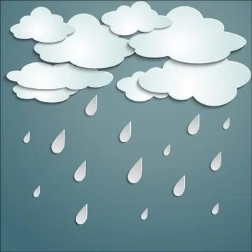 Rainy weather Stock Illustration