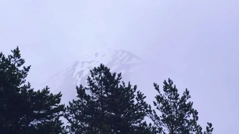 Rainy weather in the mountains. Stock Footage 243001362