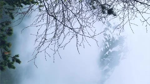 Rainy weather in the mountains.  Stock Footage 243276924