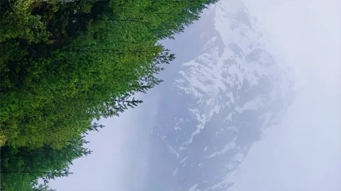 Rainy weather in the mountains.  Stock Footage 250528339