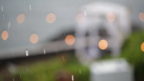 Rainy Wedding Day Stock Footage 105219010