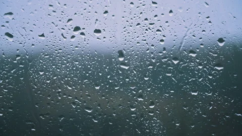 Rainy Window: Abstract Water Texture Stock Footage 293188804