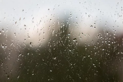 Rainy window background 写真素材