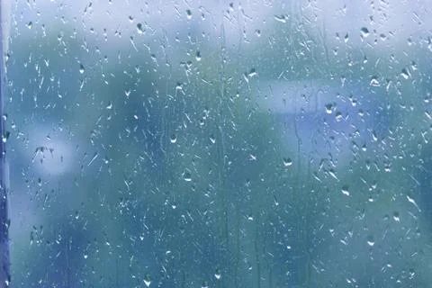 Rainy window blur Stock Photos