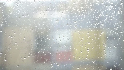 Rainy window Stock Footage 75549036
