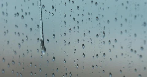 Rainy Window Stock Footage 89843009