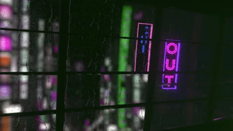 Rainy window Stock Footage 202954364