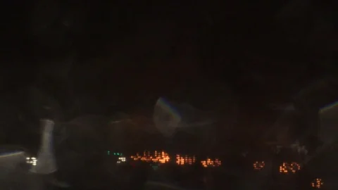 Rainy Window Night 4 库存影片 77581144