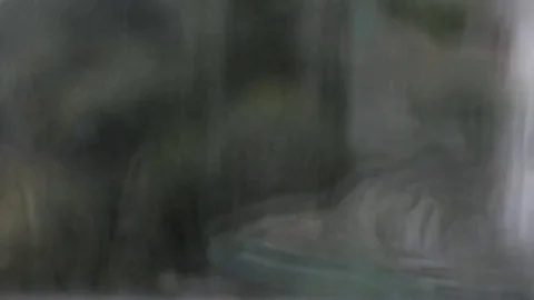 Rainy Window . Rain Drops On Window Glass Stock Footage 69081533