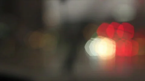 Rainy Windshield  库存影片 688622