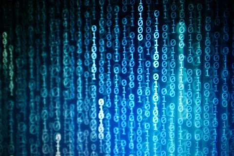 Raise of computation power. AI technology is taking over human workforce. Bin Foto stock